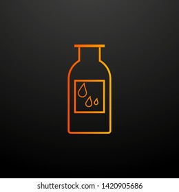 oil bottle nolan icon. Elements of kitchen set. Simple icon for websites, web design, mobile app, info graphics