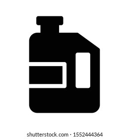 oil bottle vector glyph flat icon