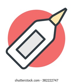 Oil Bottle Vector Icon