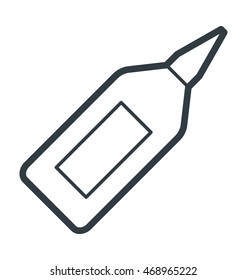 Oil Bottle Vector Icon