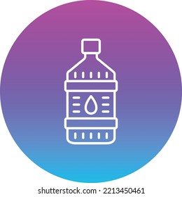 Oil Bottle vector icon. Can be used for printing, mobile and web applications.