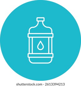 Oil Bottle vector icon. Can be used for printing, mobile and web applications.