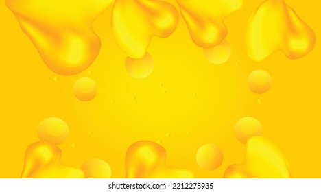 Vector de fondo de burbuja de petróleo y plantilla de publicación de medios sociales 