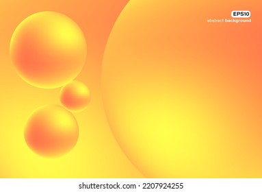 oil bubble shape floating science technology theme background for advertisement brochure template banner website cover product package design presentation vector eps.