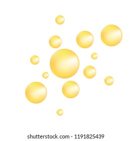 Oil bubbles background