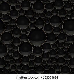 The oil bubbles. Seamless background.