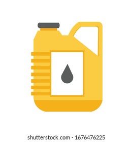 oil can icon. canister design element for illustration.