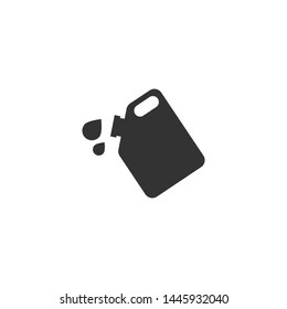 oil can icon. oil can icon with drops