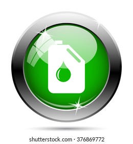 Oil can icon. Internet button on white background. EPS10 vector.
