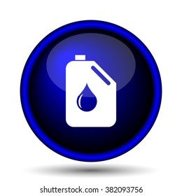 Oil can icon. Internet button on white background. EPS10 vector
