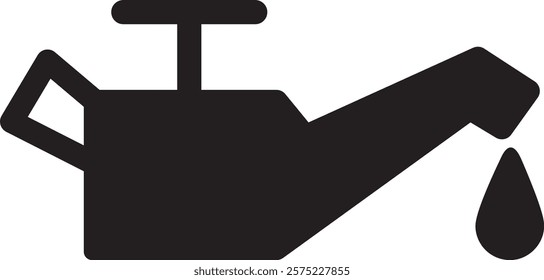 Oil can icon - simple and modern design