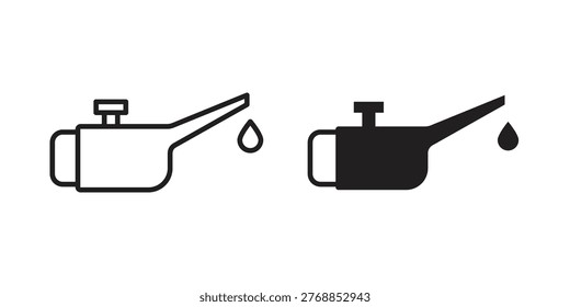 Oil can icon symbol set. Icon design vectors