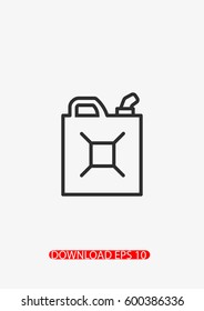 Oil Can icon, Vector