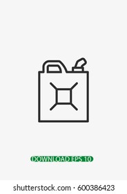 Oil Can icon, Vector