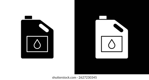 Oil can icon vector, solid illustration, pictogram