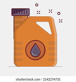 el aceite puede representar la ilustración vectorial en un fondo transparente.Símbolos de calidad premium. icono plano de línea vectorial para el concepto y el diseño gráfico.