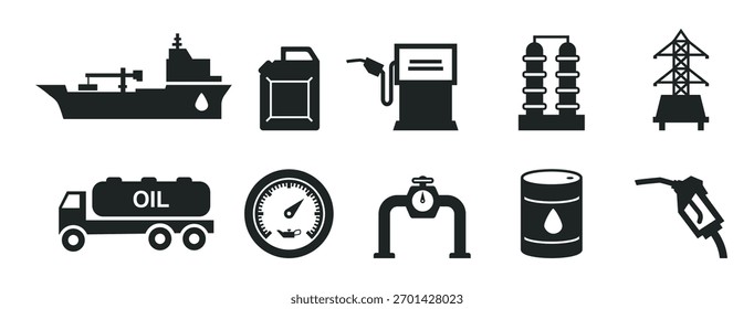 Ilustración vectorial de lata de aceite. cosas de aceite