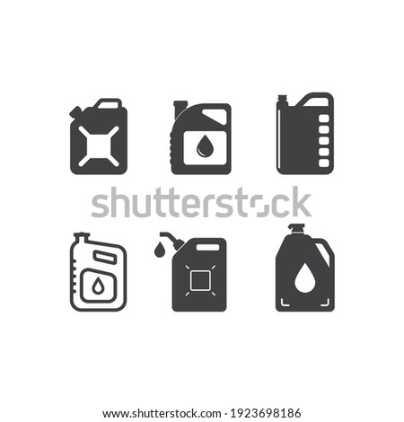 Oil canister icon, gasoline icons vector. Simple illustration of icon vector icons of oil canister oil vector icons for web refueling vector icons