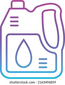 Oil Canister vector icon. Can be used for printing, mobile and web applications.