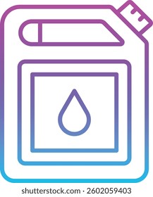 Oil Canister vector icon. Can be used for printing, mobile and web applications.