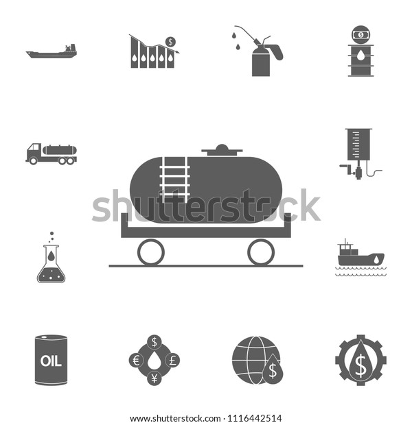 oil carriage icon. Detailed set of Oil icons.\
Premium quality graphic design sign. One of the collection icons\
for websites, web design, mobile\
app