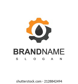 Oil Company Logo Design Template Stock Vector (Royalty Free) 2128842494 ...