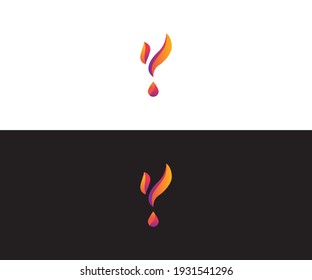 Oil company logo template eps