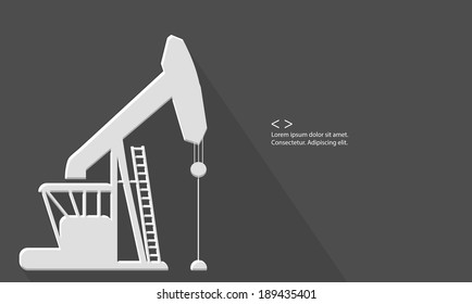 Oil concept,Blank for text,vector