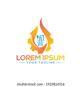 Oil construction Logo Abstract and Construction Best Logo Vectore