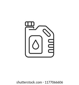 Oil container icon isolated on white background. Petroleum symbol modern, simple, vector, icon for website design, mobile app, ui. Vector Illustration