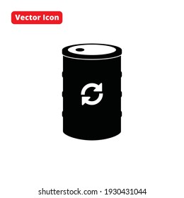 vector de barril de la industria de los contenedores de petróleo