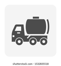 Oil container vector icon design for oil gas industrial concept design.
