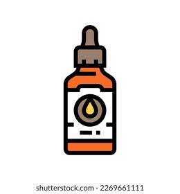 oil cream product color icon vector. oil cream product sign. isolated symbol illustration