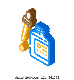 oil cream product isometric icon vector. oil cream product sign. isolated symbol illustration