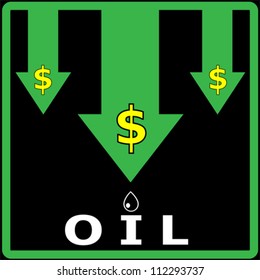 Oil crisis. Fall in oil prices