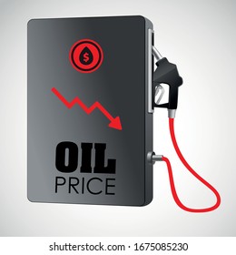 the oil crisis in vector