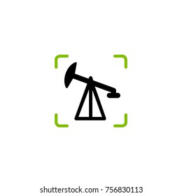 oil derrick logotype

