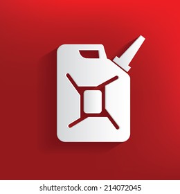 Oil design on red background,clean vector