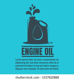 Oil Development and Extraction Flyer. World Petrol Production Background.  Symbol, Icon and Badge. Simple Vector illustration.