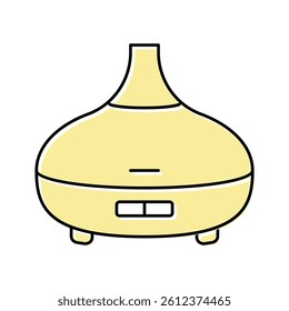 oil diffuser perfume color icon vector. oil diffuser perfume sign. isolated symbol illustration