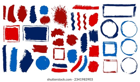 Oil dirty brush stroke mega bundle. Hand drawn border box decorative elements. Drip blot web label backdrop group. Brush stroke watercolor splashes design.