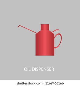 Oil dispenser vector
