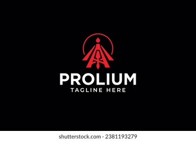 Oil drill  and rig company modern logo design for petroleum business