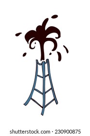 Oil Drilling Tower. 