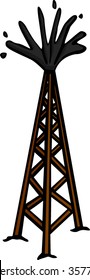 oil drilling tower