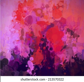 Oil drop abstract background pink