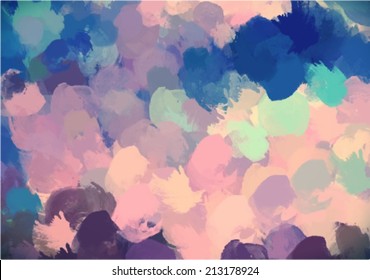 Oil drop abstract background retro