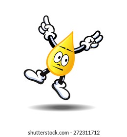 oil drop  cartoon