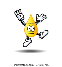 oil drop  cartoon