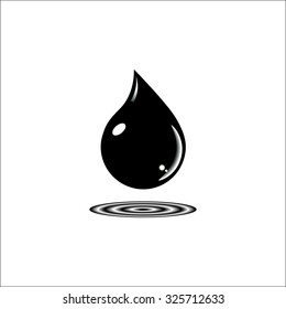 oil drop, icon